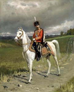 Retrato do imperador Nicolau II 1868-1918, 1907.