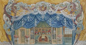 Projeto de palco, década de 1920. de Alexander Yakovlevich Golovin