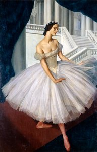 Retrato da bailarina Anna Pavlova 1881-1931, 1924