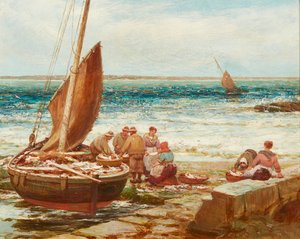 Trazendo a captura (óleo sobre tela) de Alexander Young