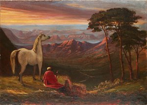 Cena entre as Colinas, Mahabaleshwar (óleo sobre tela) de Alexander Young Short