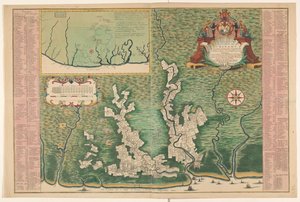 Mapa geral do Suriname Mapa geral da Colônia ou Província do Suriname: com os rios, distritos, descobertas por expedições militares e o tamanho das plantações medidas / por encomenda, por conta e com aprovação de E.E. Diretor de Heeren de Alexander de Lavaux