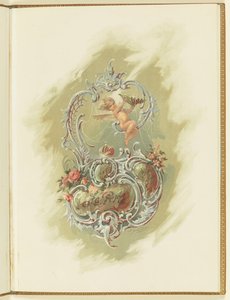 Programa para o balé La Perle de Marius Petipa e Riccardo Drigo, 1896. de Alexander von Hohen