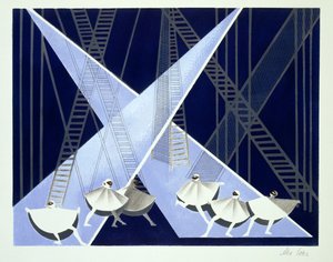 Cenário para um Ballet, ilustração de 