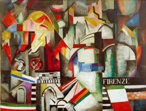 paisagem de Alexandra Alexandrowna Exter