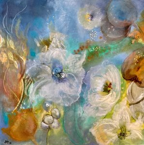 Flores brancas etéreas de Alexandra Higgins