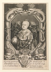 Retrato de Luís XIV como o Delfim (Le vray pourtraiet de Monseigneur le Dauphin de Alexandre Boudan