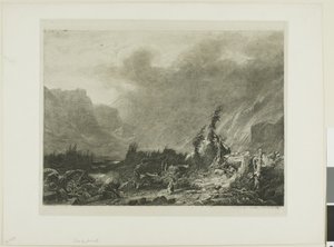 Paisagem Alpina de Alexandre Calame
