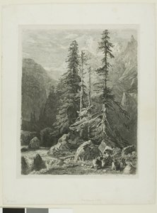 Paisagem alpina de Alexandre Calame