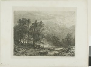 Paisagem alpina de Alexandre Calame