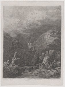 Paisagem, 1839. de Alexandre Calame
