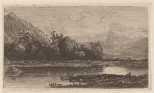 Lago da Montanha de Alexandre Calame