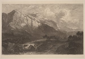 Ribeiro de montanha de Alexandre Calame