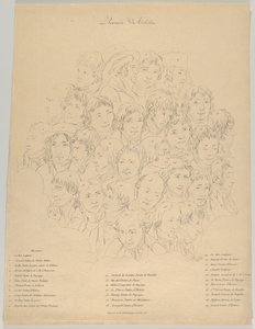 Um Encontro de Artistas, 1804. de Alexandre Clément