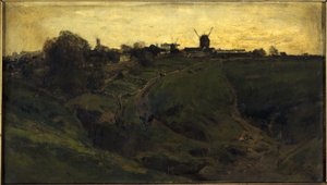 Vista de Montmartre, lado noroeste de Alexandre Defaux