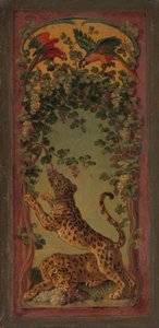 Panteras de Baco comendo uvas, ca. 1719-20. de Alexandre Francois Desportes