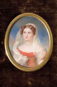 Retrato da Condessa Dolly de Ficquelmont 1804-1863 de Alexandre François Louis Comte de Girardin