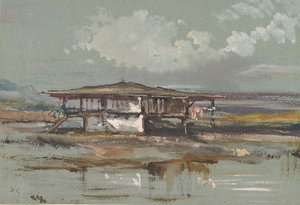 Uma casa na Turquia, 1820-60. de Alexandre Gabriel Decamps