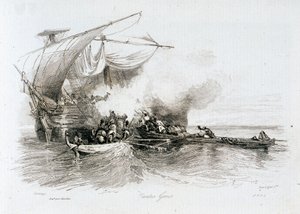 Piratas gregos de Alexandre Gabriel Decamps