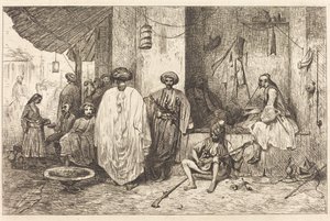 Le Corps de Garde de Alexandre Gabriel Decamps