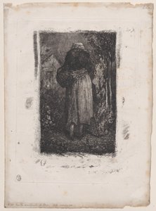 Velha mendiga, 1833-38. de Alexandre Gabriel Decamps