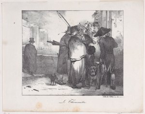 O Termômetro, 1823. de Alexandre Gabriel Decamps