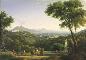 Vista de Nápoles de Capodimonte, 1813