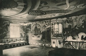 Decorações em um salão, c1927 de Alexandre Jacovleff