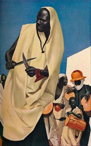 A Dança Kuli-Kuta, Niamey, 1926 de Alexandre Jacovleff