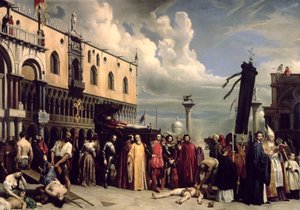 Honras funerárias dadas a Ticiano que morreu em Veneza na praga de 1576, 1832
