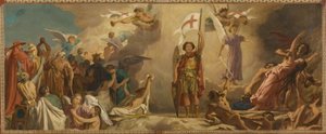 Esboço para a igreja de Saint-Germain-des-Prés : O Juízo Final, cerca de 1872 (óleo)