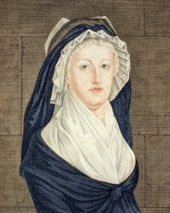 Maria Antonieta (1755-93) no Concierge, depois de uma pintura de Alexandre Kucharski (1741-1819) - Retrato da Rainha Maria Antonieta (1755-1793) no Concierge gravada depois da pintura de Alexandre Kucharski (1741-1819)