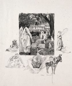 Esboços marroquinos de Alexandre Lunois
