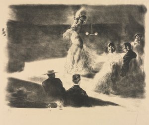 dançarina espanhola de Alexandre Lunois
