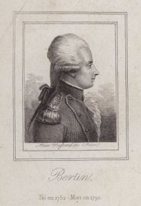 Antoine de Bertin, poeta francês (gravura) de Alexandre Massard