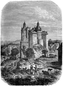 Castelo de Montbeliard Castelo de Montbeliard, França, 1882-1884 de Alexandre de Bar