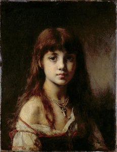 A filha do artista, 1884 (veja também 65310)