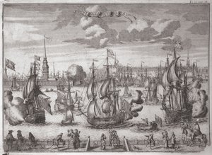 Vista de São Petersburgo, 1727
