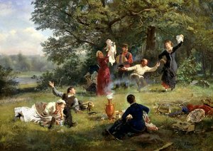 Domingo de 1884. de Alexei Ivanovich Korzukhin