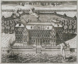 A Mansão do Príncipe Alexander MenshikovAlexander Danilovich Menshikov, 1717. de Alexei Ivanovich Rostovtsev