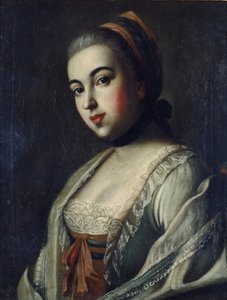 Retrato da condessa Anna Vorontsova 1743-1769, 1761 de Alexei Petrovich Antropov