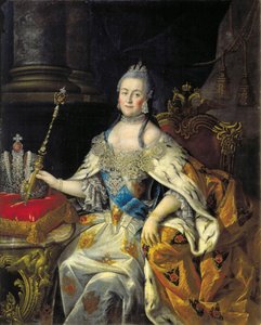 Retrato da Imperatriz Catarina II 1729-1796, 1766.