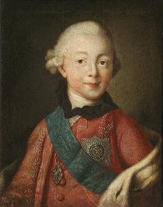 Retrato do Grão-Duque Pavel Petrovich 1754-1801, 1765