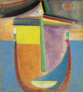 Cabeça abstrata: composição, 1924 de Alexej von Jawlensky