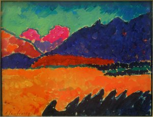 O vale - Murnau de Alexej von Jawlensky