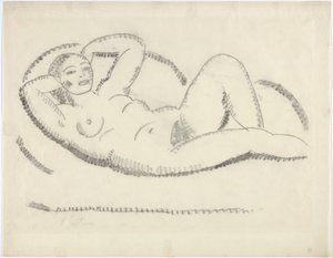 Reclinagem nua de Alexej von Jawlensky