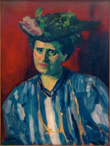 Retrato Hedwig Kubin de Alexej von Jawlensky