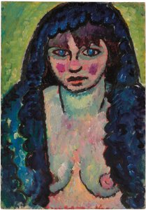 Retrato de uma mulher, c.1912 de Alexej von Jawlensky