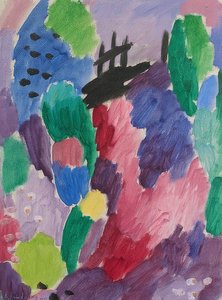 Roter Road, St. Prex. 1915 de Alexej von Jawlensky