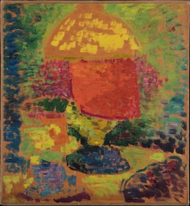 Stillleben mit Petroleumlampe de Alexej von Jawlensky